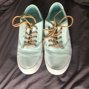 Teal vans